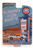 Gulf Racing 1967 Mercury Cougar XR7 Trans Am T/A Racer #7, Light Blue and Orange - Greenlight 41130B/48 - 1/64 scale Diecast Model Toy Car