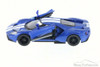 2017 Ford GT, Blue - Kinsmart 5391DF - 1/38 Scale Diecast Model Toy Car (Brand New, but NOT IN BOX)