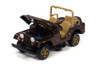 Jeep CJ-5, Mocha Brown Metallic - Johnny Lightning JLSP150/24A - 1/64 scale Diecast Model Toy Car