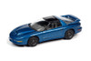 1996 Pontiac Firebird Trans Am, Medium Cloisonne Blue Poly - Johnny Lightning JLSP149/24A - 1/64 Diecast Car