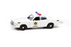 Hazzard County Sheriff 1975 Dodge Coronet, White - Greenlight 84104 - 1/24 scale Diecast Car