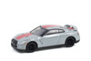 2016 Nissan GT-R (R35), Pearl White and Red - Greenlight 28080D/48 - 1/64 scale Diecast Car