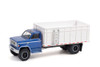 1980 Chevy C-70 Grain Truck, Blue Metallic and White - Greenlight 45130A - 1/64 scale Diecast Car