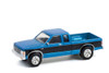 1988 Chevy S-10 4x4 Extended Cab Pickup Truck, Blue & Black - Greenlight 28080B - 1/64 Diecast Car