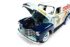 1948 Chevy Panel Police Van w/Mr. Monopoly Figurine, AWSS129 1/18 scale Diecast Model Toy Car