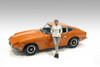 Car Meet 2 Figure I, White w/Beige - American Diorama 76389 - 1/24 Figurine - Diorama Accessory