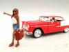 Hitchhiker Figurine, Multi- - American Diorama 23996G - 1/24 scale Figurine - Diorama Accessory