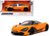 McLaren 720S, Orange and Black - Jada Toys 32719/4 - 1/24 scale Diecast Model Toy Car