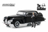 1941 Lincoln Continental with Don Corleone Figure, The Godfather - Greenlight 86552 - 1/43 scale Diecast Model Toy Car