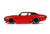 1971 Chevy Chevelle SS, Red and Black - Jada Toys 33041/4 - 1/24 scale Diecast Model Toy Car