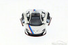 McLaren P1 with Prints, White - Kinsmart 5393DF - 1/36 Scale Diecast Model Toy Car