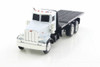 Peterbilt Flatbed Tow Truck, White - ERTL 46709 - 2.5&quot;  Diecast Model Toy Car
