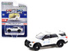 Rhode Island State Police 2020 Ford Police Interceptor Utility, White - Greenlight 30295/48 - 1/64 scale Diecast Model Toy Car