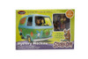 Scooby Doo Mystery Machine with Scooby Doo and Shaggy Figurines, Blue and Green - Polar Lights POL901M/12 - 1/25 scale Plastic Model Kit