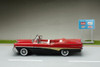 1958 Ford Fairlane 500 Open Convertible, Torch Red & Raven Black - Sun Star 5264 - 1/18 Diecast Car