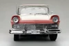 1957 Ford Fairlane 500 Skyliner, Coral Pink & Colonial White - Sun Star 1344 - 1/18 Diecast Car