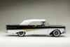 1958 Ford Fairlane 500 Closed Convertible, White and Raven Black - Sun Star 5286 - 1/18 Diecast Car