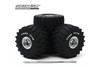 Monster Truck Goodyear Wheel & Tire Set, Black - Greenlight 13547 - 1/18 scale Diecast Acessory