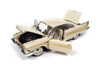 1957 Plymouth Fury Hardtop, Sand Dune White and Gold - Auto World AW272 - 1/18 scale Diecast Car