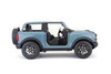 2021 Ford Bronco Badlands, Blue - Maisto 31457BL - 1/18 scale Diecast Model Toy Car
