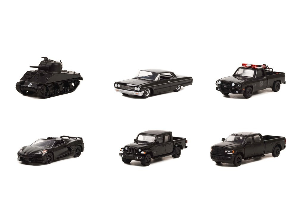 GreenLight 1960 Chevrolet Corvette Coupe Black Bandit Green