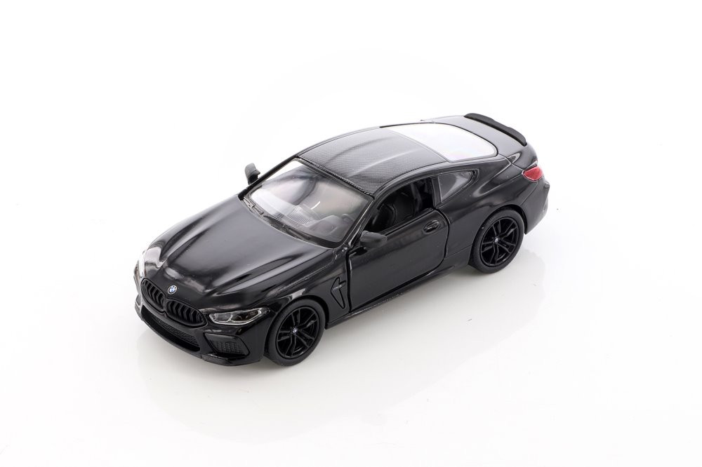 BMW M8 Competition Coupe, Black - Kinsmart 5425D - 1/38 scale Diecast ...