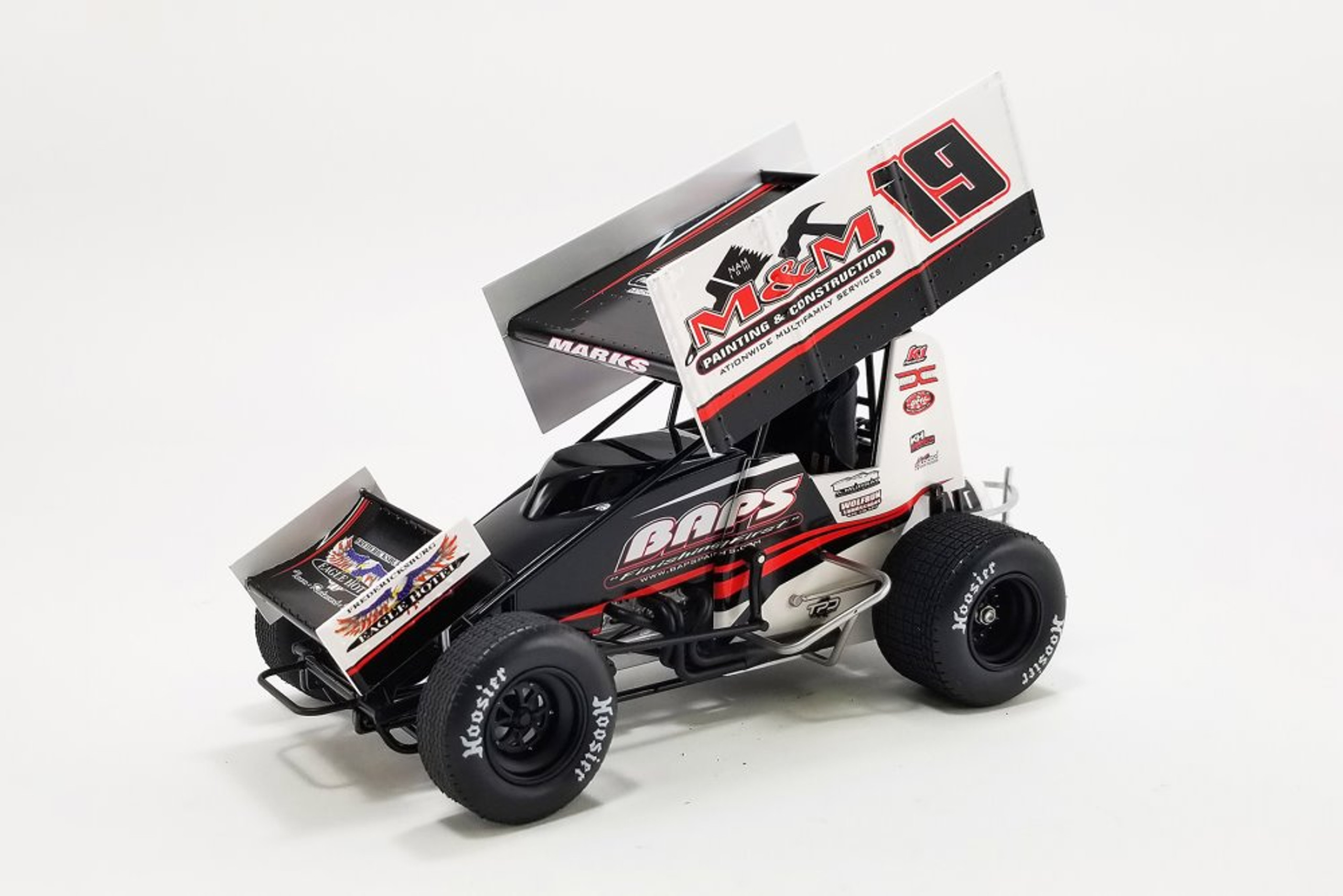 2022 Winged Sprint Car, 19 Brent Marks Acme A1822016 1/18 Scale