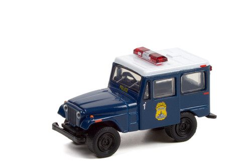 Indianapolis Metropolitan PD 1974 Jeep DJ-5, Dark 42980A/48 1/64 scale Diecast Model Toy Car