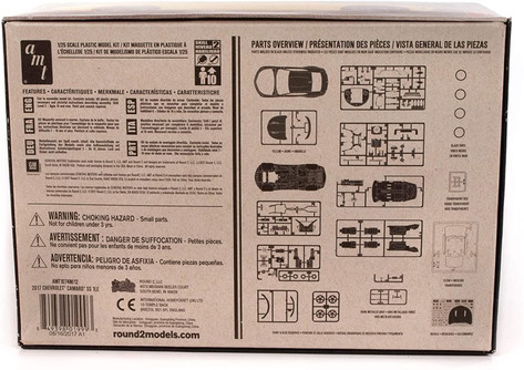 AMT 2017 Chevy Camaro SS 1LE, 1/25 scale Plastic Model Car Kit - AMT1074M
