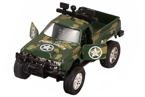Military Team - Police Pick-up, Camouflage, Camouflage colors - Showcasts 9761MD - 4 Inch Scale Diecast Model Replica