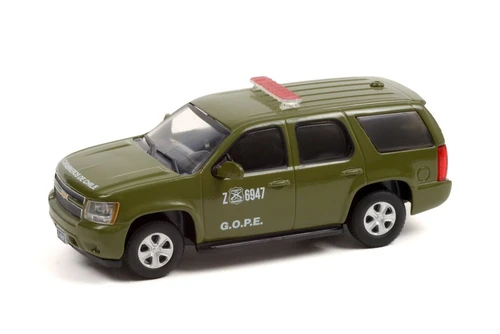 Carabineros de Chile 2011 Chevy Tahoe Police, Matte Green -  86620 - 1/43 scale Diecast Car