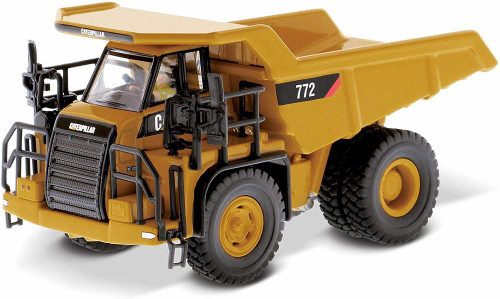Caterpillar 772 Off-Highway Truck, Yellow - Diecast Masters 85261 - 1/87 scale Diecast Model Toy Car