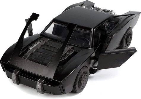 Batmobile w/ Lights & Diecast Figurine, The Batman - Jada Toys 32504 - 1/18 scale Diecast Car