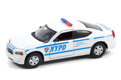 NYPD 2006 Dodge Charger, Castle - Greenlight 86603 - 1/43 scale Diecast Model Toy Car