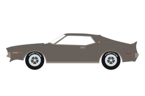 1971 AMC Javelin AMX, Charcoal Gray Metallic - Greenlight 13310A/48 - 1/64 scale Diecast Car