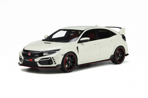 2020 Honda Civic Type R GT FK8 Euro Spec, White - Ottomobile OT388 - 1/18 scale Resin Car