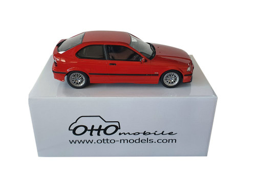 1998 BMW E36 Compact 318I, Red - Ottomobile OT372 - 1/18 scale Resin Model Toy Car