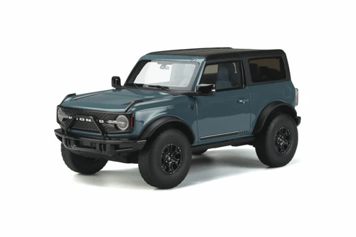 2021 Ford Bronco First Edition 2 Doors, Area 51 Blue - GT Spirit GT359 - 1/18 scale Resin Car