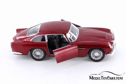 1963 Aston Martin Vulcan Hard Top, Red - Kinsmart 5406D - 1/38 scale Diecast Model Toy Car