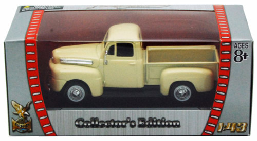 1948 Ford F-1 Pickup Truck, Cream - Road Signature 94212 - 1/43 Scale Diecast Model Toy Car