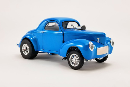 Custom 1941 Gasser, Cosmic Dust Blue - Acme A1800921 - 1/18 scale Diecast Model Toy Car