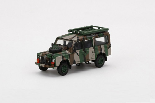 Land Rover Defender 110, Black - Mini GT MGT00158/48 - 1/64 scale