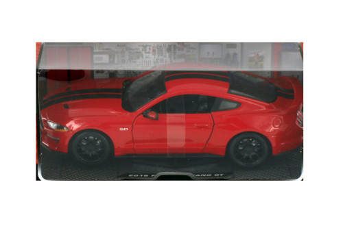 2018 Ford Mustang GT Hardtop, Red - Showcasts 79352R - 1/24 scale Diecast Model Toy Car