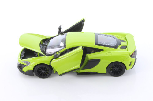 McLaren 675LT Modellauto 1/43 Von Welly – Mit Personalisiertem Wunschkennzeichen, Türen öffnen Sich!
