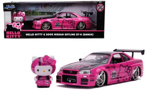 Hello Kitty Diecast Car Package - Two 1/24 Scale Diecast Model Cars