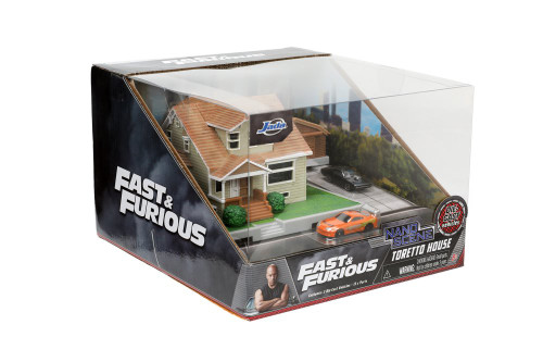 Fast & Furious Dom's House Diorama Set, Multi- - Jada Toys 33668 - 1/65 scale Diorama