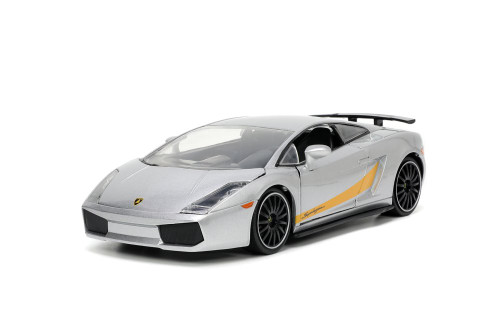 Lamborghini Gallardo ミニカー 1/18 シルバー Amazon.com: Jada Toys Hyper-Spec 1:24 Lamborghini Gallardo