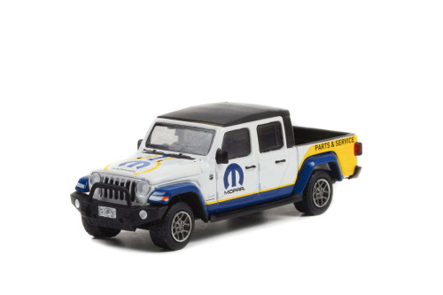 2021 Jeep Gladiator Pickup Truck, White - Greenlight 41140F/48 - 1/64 scale Diecast Model Toy Car