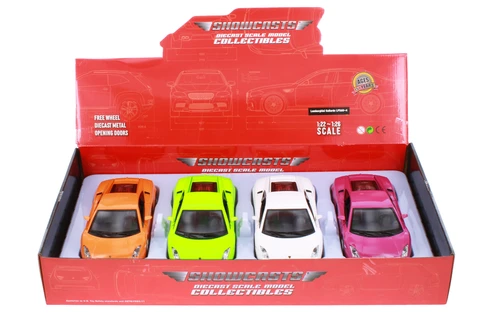  Lamborghini Gallardo LP 560-4  Diecast Car Set Box of 4 1/24 Scale Diecast Model Cars, Assd Colors