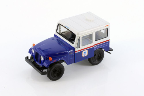 Jeep DJ-5B USPS, Blue /White - Kinsmart 5439D - 1/26 scale Diecast Model Toy Car